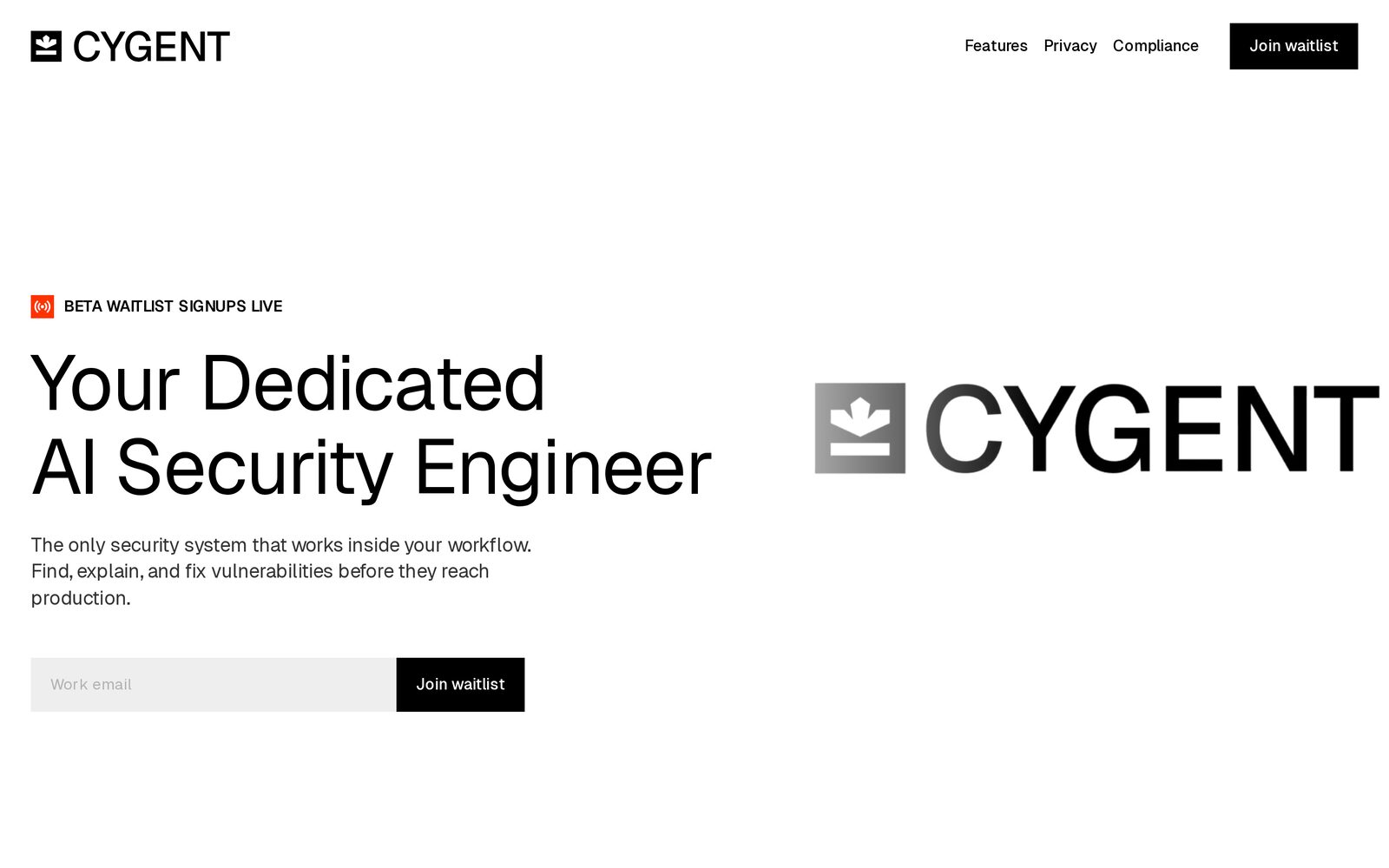 cygent.dev homepage